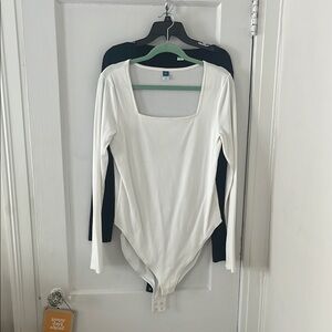 Two Bodysuits White and Black Tall